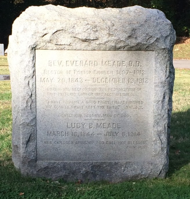 Great details on the headstone. "Gentleman, Solider, Man of God."