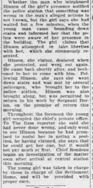 So, where is Hinson's rebuttal? Nowhere. This is Ruth Lane's 15 minutes of fame.