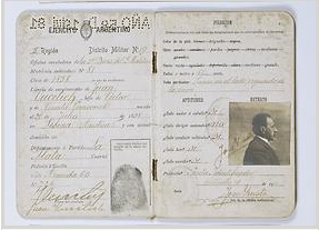 Identification card for Juan Vucetich, who pioneered a viable fingerprint identification system for law enforcement. Source: http://www.nlm.nih.gov/visibleproofs/galleries/biographies/vucetich.html