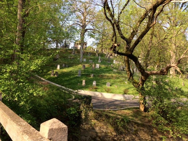 One of the sights along the route is historic Oak Hill Cemetery in Georgetown.