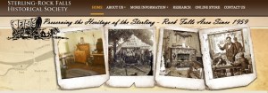 Banner from the Sterling-Rock Falls Historical Webpage.