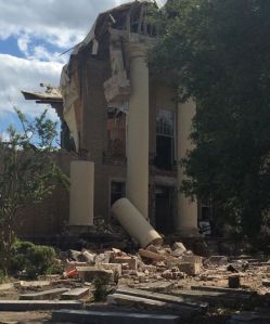 Washington County Courthouse demolition. Image source: Washington County (FL) News