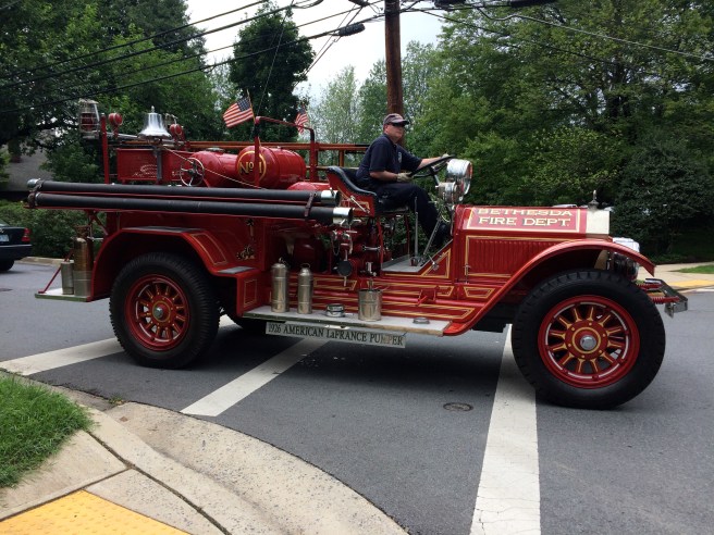 Bethesda Fire Department's 1926 engine led the parade!