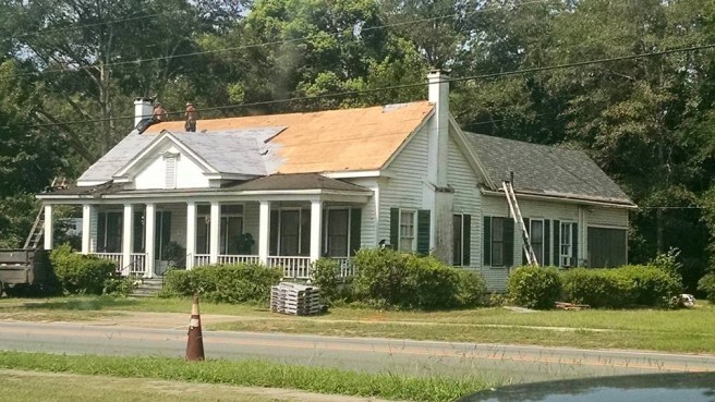 new roof on Emmett's home