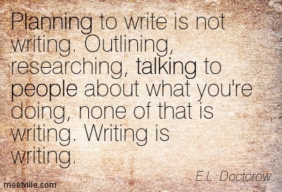 Time to write. Source: meetville.com