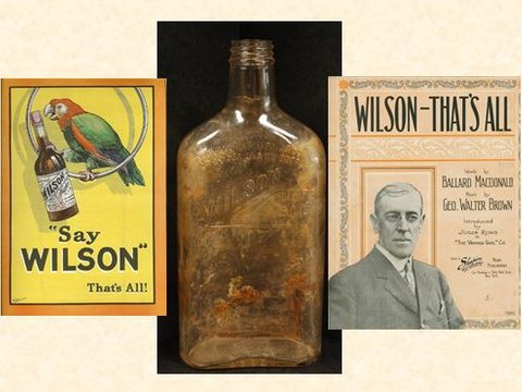 An interesting story from the blog Tales of Things and how Wilson Whiskey connected to Woodrow Wilson, just as temperance was more widespread.