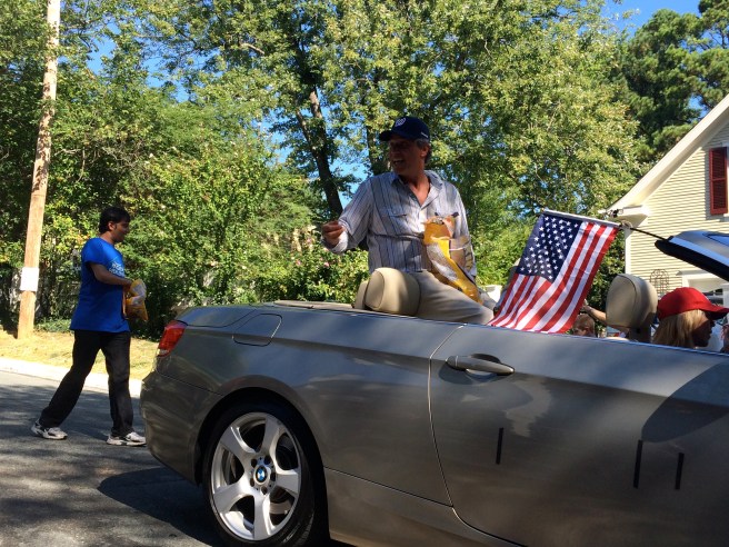 Here's the candidate Roger Berliner in action. At this moment, he's actually saying 'Weird. Weird.' I don't know what he found weird.