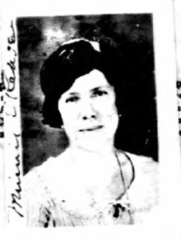 Minnie Kehoe, 1924, passport photo. Source: Ancestry.com