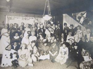 A Halloween party from 1915. No Theda Baras or anything shocking in there (at least shocking from 2015 standards). Source: pinterest.com