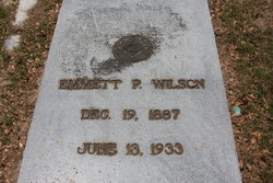 Emmett Paul Wilson, buried at St. John's Cemetery in Pensacola, not far from where our own Emmett is buried. Source: Findagrave.com