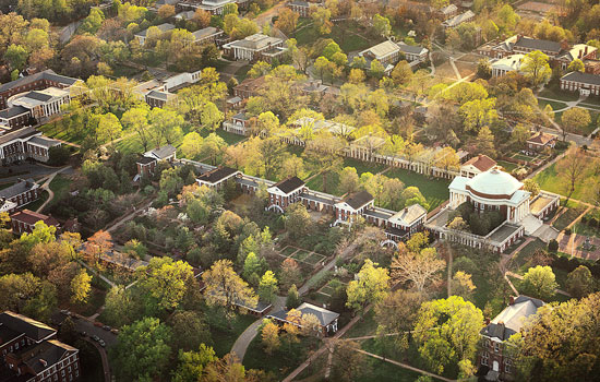 Charlottesville & the University of Virginia. Katie Wilson Meade's son was on faculty at UVA for decades. Source: www.southernenvironment.org