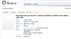 The Rev. FCW had this published in 1985, privately (i.e., he likely financed it, and there are only a few copies around). Source: Worldcat.com