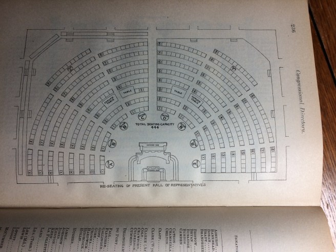 The seating chart for the House is...blank!