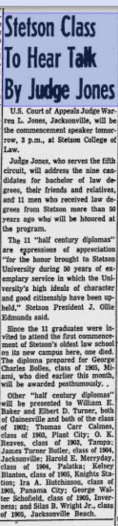 From the St. Petersburg Times, May 25, 1955. Source: Google News Archive