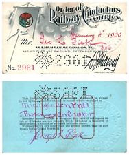 An example of the ORC membership card from 1900. Source: Ebay.com