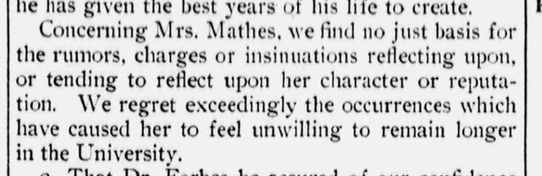 Exonerated, but the damage was done. Source: The DeLand Weekly News, 1904.