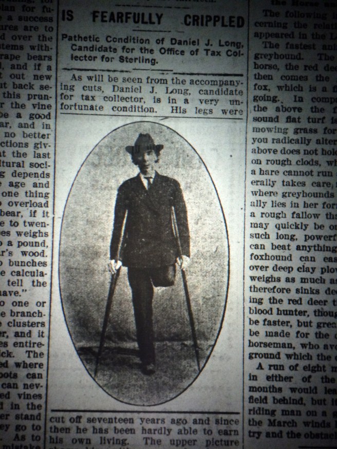 Source: The Sterling Evening Gazette, April 1906. 