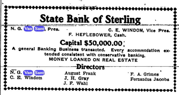 From The Sterling Evening Gazette. February 22, 1906, 